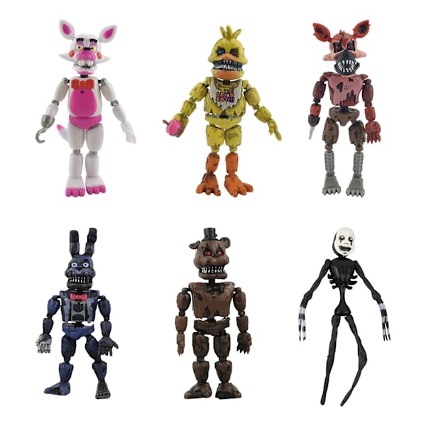 Five Nights at Freddy's Legetøjsfigurer 2. generations samleversion sæt