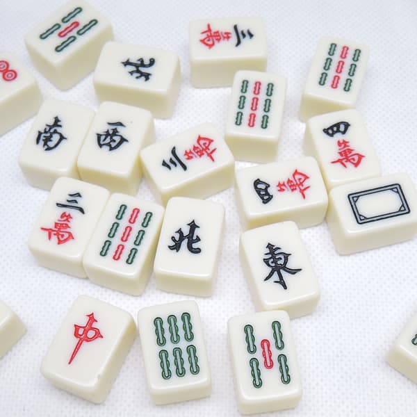 144 fliser Mah-Jong sæt Mahjong fest hasardspil