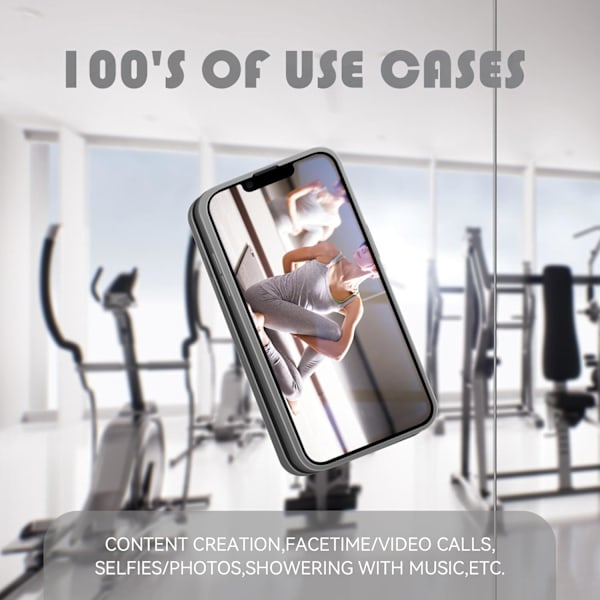 Mobiltelefonfäste i silikon, sugkoppsfäste för iPhone och Android, handsfree-mobiltelefonfäste