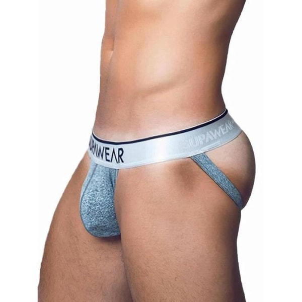 Supawear - Underkläder för män - Jockstrap för män - HERO Jockstrap Mörk - Grå - 1 x Grå XL
