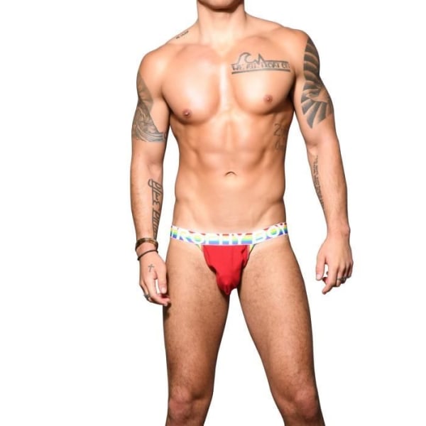 Andrew Christian - Underkläder för män - Jockstrap för män - Trophy Boy Pride Jock Röd - Röd Röd jag