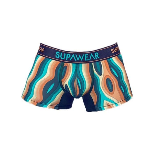 Supawear - Underkläder för män - Boxers för män - Sprint Trunk Woody Orange - Orange Orange XS