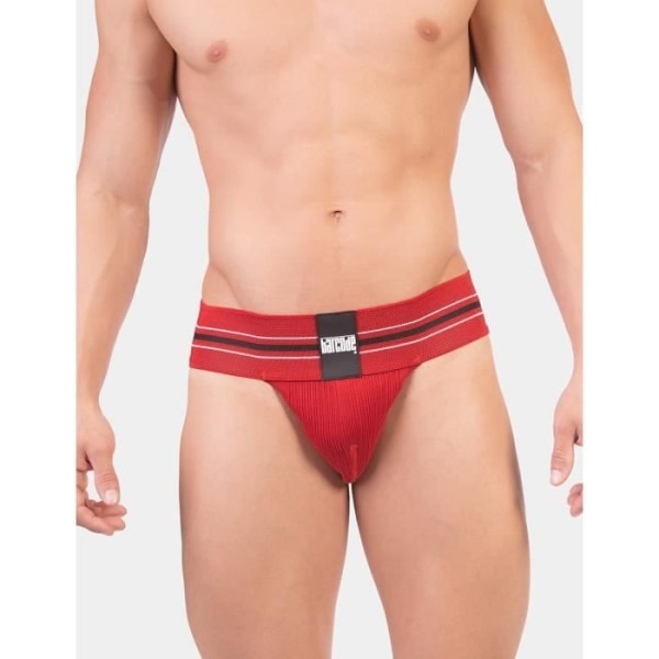 Stregkode Berlin - Undertøj til mænd - Jockstrap til mænd - Boris Jockstrap Rød - Rød - 1 x Röd XL