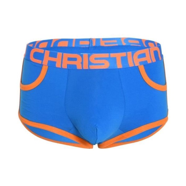 Andrew Christian - Herreundertøj - Herreboksere - ALMOST NAKED® Retro Pocket Boxer Elect Blue - Blå - S