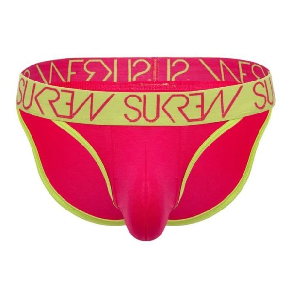 Sukrew - Miesten alusvaatteet - Miesten alushousut - Tanga Raspberry - Punainen Röd jag