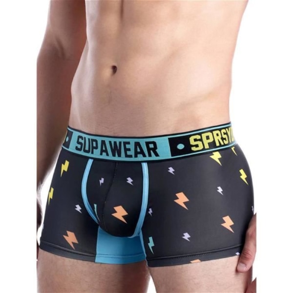 Supawear - Underkläder för män - Boxers för män - Sprint Trunk Black Thunder - Svart Svart XS