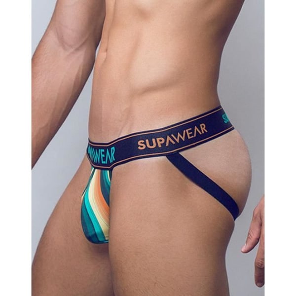 Supawear - Miesten alusvaatteet - Miesten Jockstrap - Sprint Jockstrap Woody Orange - Oranssi - 1 x Orange M