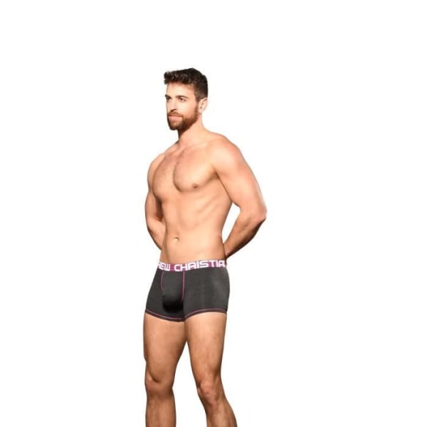 Andrew Christian - Underkläder för män - Boxers för män - ALMOST NAKED® Hang-Free Boxer Charcoal - Grå Grå S