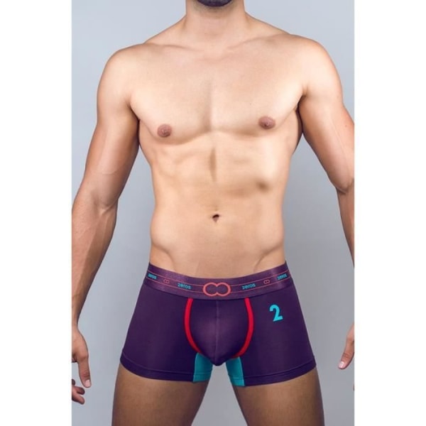 2EROS - Underkläder för män - Boxers för män - 2-serie Trunk Wine - Lila Lila S