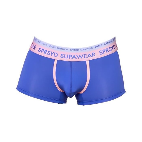 Supawear - Underkläder för män - Boxers för män - Dual Trunk Color Blocked - Blå Blå S