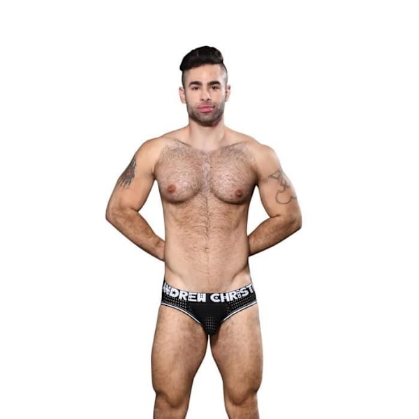 Andrew Christian - Miesten alushousut - Seksikkäät miesten alushousut - ALMOST NAKED® -verkkohousut, musta - musta Svart S