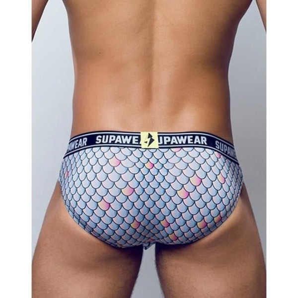 Supawear - Herrunderkläder - Herrbyxor - POW Brief Sea Monsta - Blå Blå S