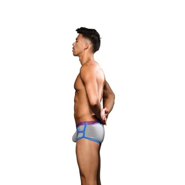 Andrew Christian - Underkläder för män - Boxershorts för män - SHOW-IT® Retro Pop Pocket Boxer Brief Heather Grey - Grå Grå M