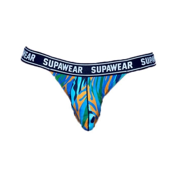Supawear - Underkläder för män - Strumpor för män - POW Thong Arctic Animal - Blå - 1 x Blå