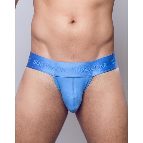 Supawear - Herreundertøj - Jockstrap til mænd - Ribbet Jockstrap Marina - Blå - 1 x Blå S