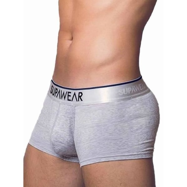 Supawear - Underkläder för män - Boxers för män - HERO Trunk Light - Grå Grå S