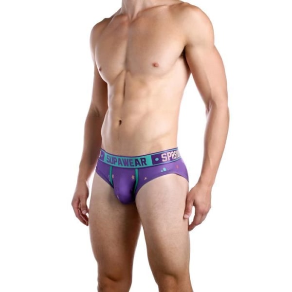 Supawear - Herrunderkläder - Herrbyxor - Sprintshorts Prickly Purple - Violett Lila XL