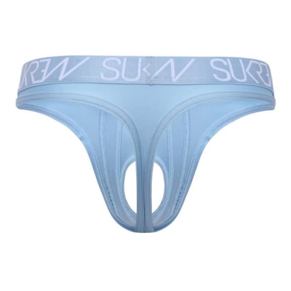 Sukrew - Herreundertøj - Sexede herrestrenge - Klassisk Thong i U-stil Cool Blue - Blå - 1 x STØRRELSE XS Blå M