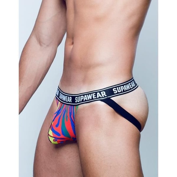 Supawear - Herreundertøj - Jockstrap til mænd - POW Jockstrap Crimson Beast - Rød Röd XXL