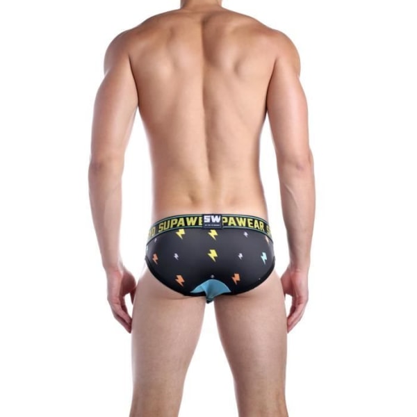 Supawear - Herreundertøj - Herretrusser - Sprint Brief Black Thunder - Sort Svart jag