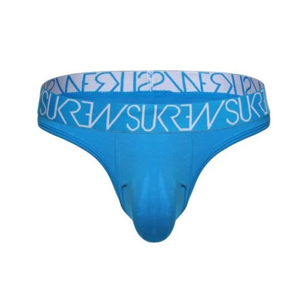 Sukrew - Herreundertøj - Herrestrenge - Klassisk Thong Azure - Blå - XXL