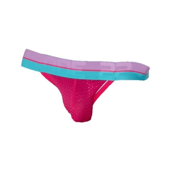 KODE 22 - Herreundertøj - Jockstrap til mænd - Bright Mesh Jockstrap Pink - Pink - 1 x Rosa XL