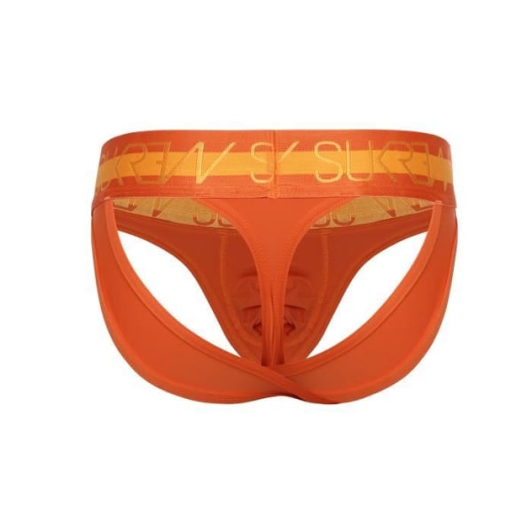 Sukrew - Underkläder för män - Strumpor för män - V-Thong Jaffa Orange - Orange - 1 x Orange XS