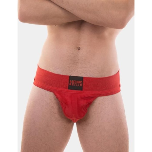 Streckkod Berlin - Underkläder för män - Jockstrap för män - Sergey Pop Jockstrap Redtomato - Röd - 1 x Röd S