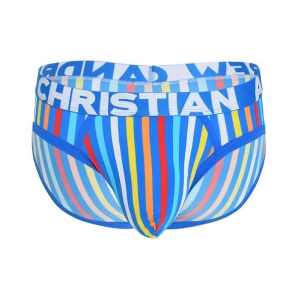 Andrew Christian - Miesten alusvaatteet - Miesten alushousut - CALIFORNIA STRIPE BRIEF W/ LEMOST NAKED® - Sininen Blå XL