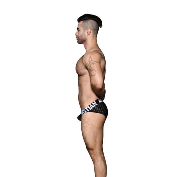 Andrew Christian - Herreundertøj - Herretrusser - Strut Mesh Brief m/ ALMOST NAKED® - Sort Svart M