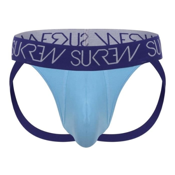 Sukrew - Underkläder för män - Jockstrap för män - Himmelsblå Jockstrap - Blå - 1 x Blå S