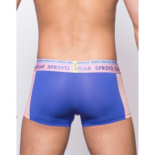 Supawear - Herreundertøj - Herreboksere - Dobbelt Trunk Color Blocked - Blå Blå XL