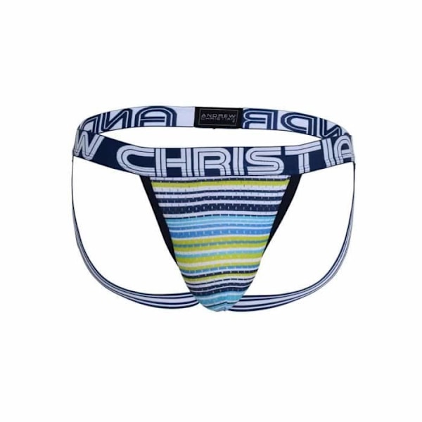 Jockstrap-undertøj til mænd - Andrew Christian Mesh Stripe Jock m/ Næsten nøgen - Grøn Grön jag