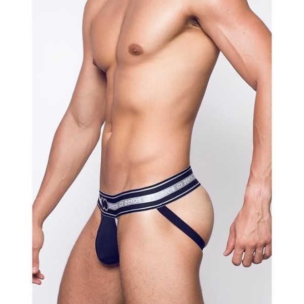 2EROS - Miesten alusvaatteet - Miesten Jockstrap - Heracles Jockstrap Musta - Musta - 1 x Svart XL