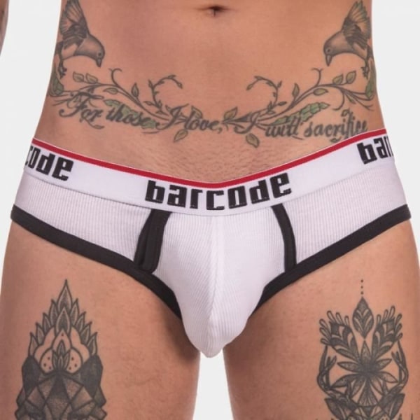 KAI Briefs White Barcode Berlin Vit M