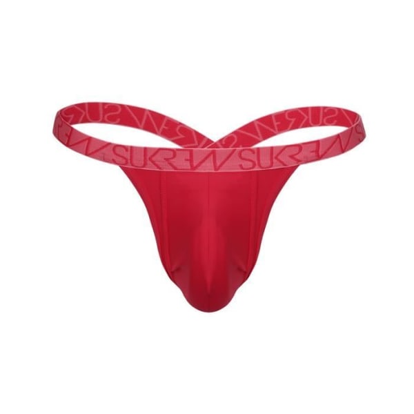 Sukrew - Underkläder för män - Strumpor för män - Bubble Thong Deep Coral - Röd - 1 x Röd XXL