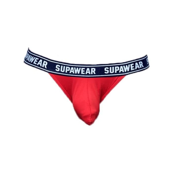 Supawear - Underkläder för män - Jockstrap för män - WOW Jockstrap Röd - Röd - 1 x Röd jag