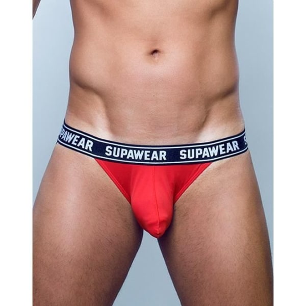 Supawear - Underkläder för män - Jockstrap för män - WOW Jockstrap Röd - Röd - 1 x Röd jag