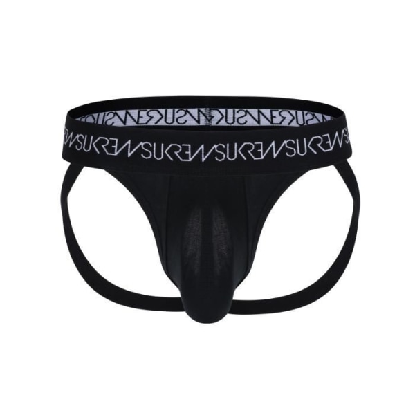 Sukrew - Underkläder för män - Jockstrap för män - Twilight Black Jockstrap - Svart - 1 x Svart M