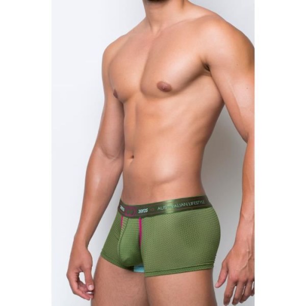 2EROS - Underkläder för män - Boxers för män - Aeolus Trunk Green Gale - Grön Grön S