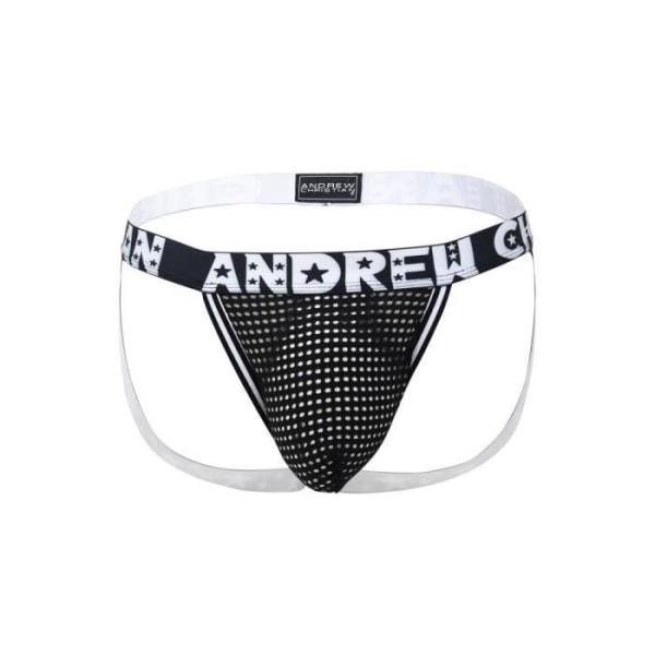 Andrew Christian - Underkläder för män - Sexiga Jockstraps för män - ALMOST NAKED® Mesh Jock Svart - Svart - 1 x STORLEK L Svart S