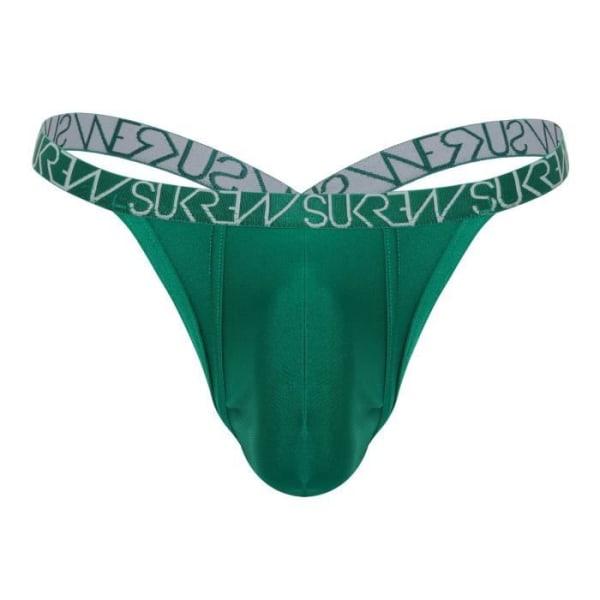 Sukrew - Underkläder för män - Strumpor för män - Bubble Thong Emerald - Grön - 1 x Grön M