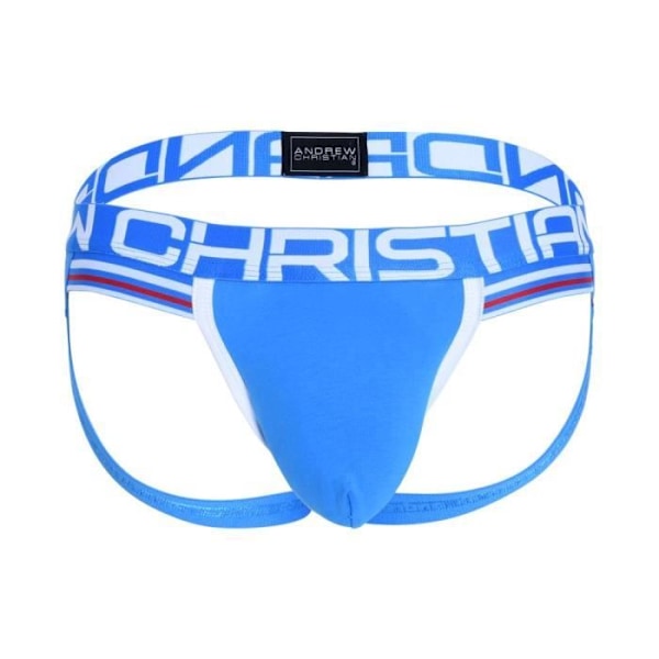 Jockstrap-undertøj til mænd - Andrew Christian ALMOST NAKED® ATHLETIC JOCK Elect Blue - Blå Blå S