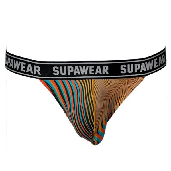 Supawear - Herreundertøj - Jockstrap til mænd - POW Jockstrap Freaky Orange - Orange - 1 x Orange S