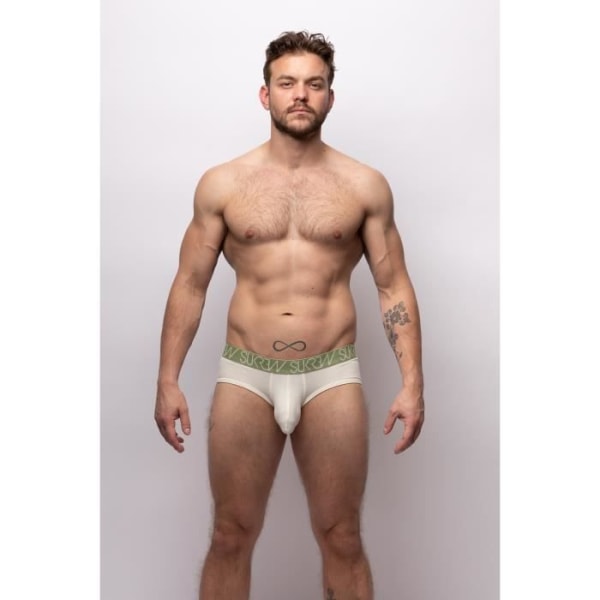 Sukrew - Herrunderkläder - Herrbyxor - Apex Brief Ecru - Vit Vit XL