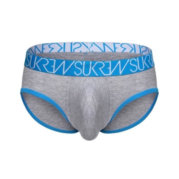 Sukrew - Herreundertøj - Herretrusser - Apex Brief Flerfarvet pakke 1 x Grey Merg + 1 x Azure - Flerfarvet - XXL