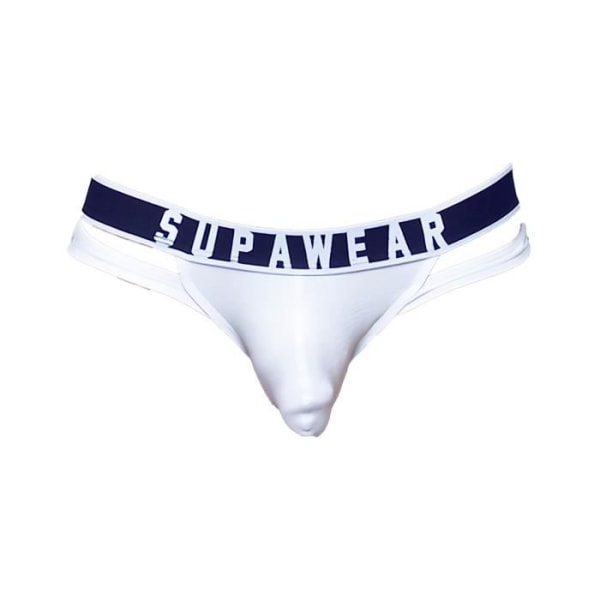 Supawear - Herreundertøj - Herretrusser - Ribbet slashed Brief Hvid - Hvid Vit S