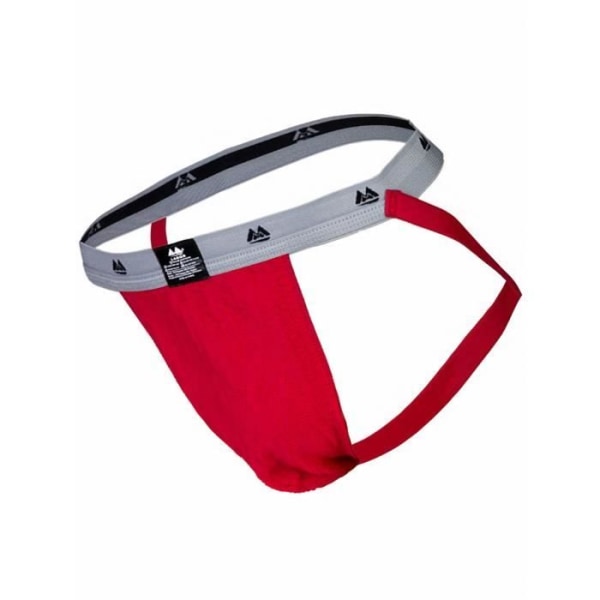 MM Sports - Miesten Alusvaatteet - Miesten Jockstrap - Alkuperäinen Swimmer/Jogger Jockstrap 1 tuuman punainen - Punainen - 1 x Röd XL