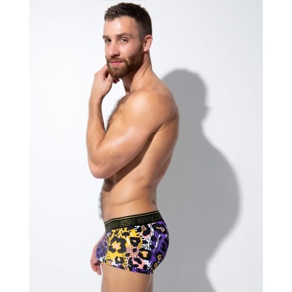 Pojke - Underkläder för män - Boxers för män - Lila Jaguar Trunk - Svart Svart XL