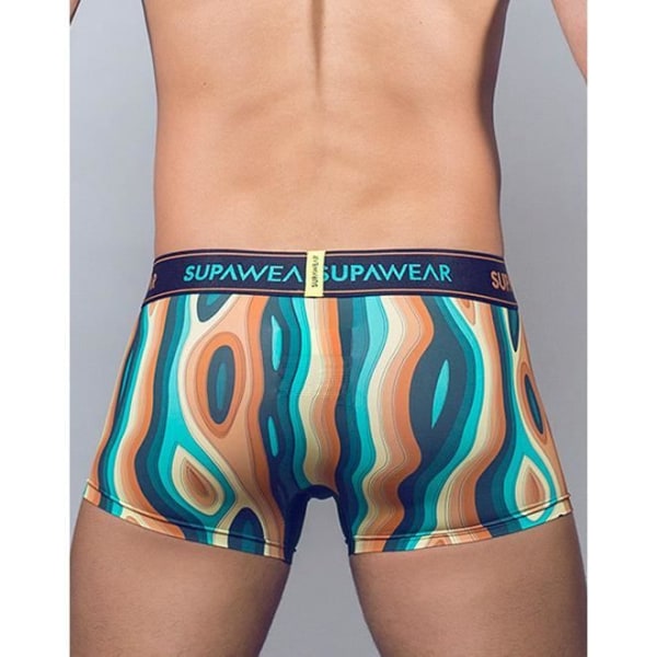 Supawear - Miesten alusvaatteet - Miesten bokserit - Sprint Trunk Woody Orange - Oranssi Orange M